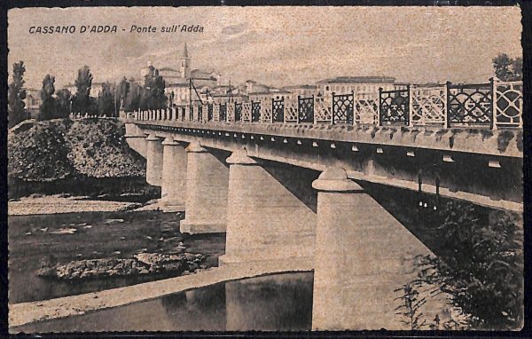 ac4023 - CARTOLINA D'EPOCA - Milano Provincia - CASSANO  D' ADDA