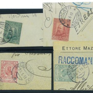 P3970 - ITALIA REGNO , SERIE GARIBALDI USATA SU FRAMMENTO
