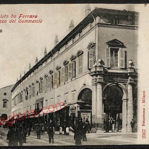 ae6106 - CARTOLINA D'EPOCA - Ferrara Città - Piazza del Commercio