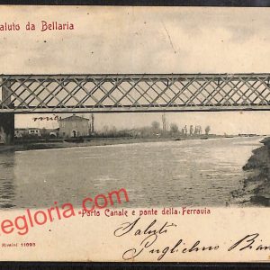 ai0849 - CARTOLINA D'EPOCA - Rimini Provincia - Bellaria