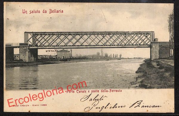 ai0849 - CARTOLINA D'EPOCA - Rimini Provincia - Bellaria