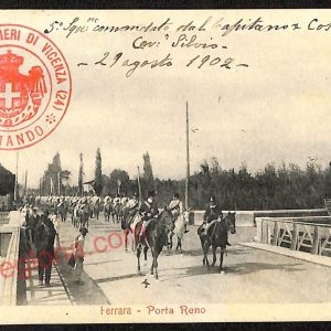 ae6108 - CARTOLINA D'EPOCA - Ferrara Città - Porta Reno