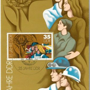 57284 - GERMANY DDR - POSTAL HISTORY: MAXIMUM CARD 1984 - POLITICS Communist