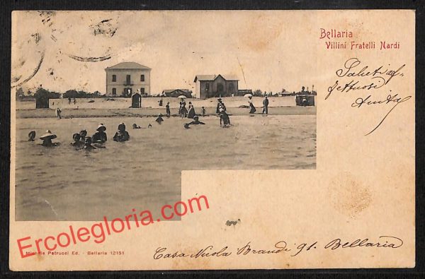 ai0857 - CARTOLINA D'EPOCA - Rimini Provincia - Bellaria