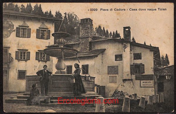 ad9483 - CARTOLINA  D'EPOCA - Belluno Provincia - Pieve di Cadore