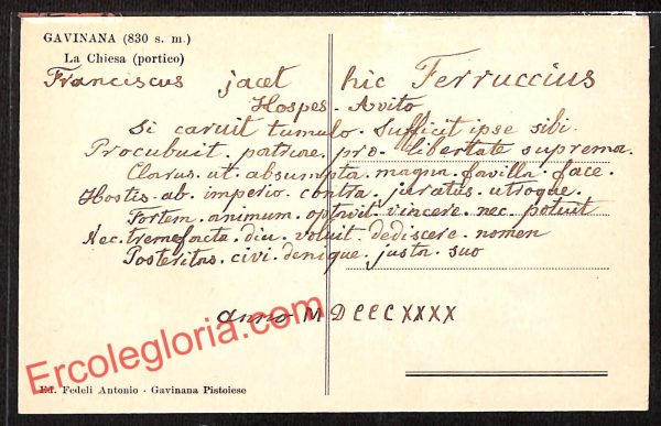 ah8228 - CARTOLINA D'EPOCA - Pistoia Provincia - Gavinana - immagine 2