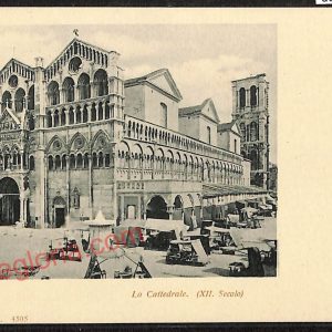 ae6110 - CARTOLINA D'EPOCA - Ferrara Città - La Cattedrale