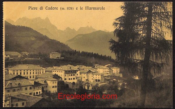 ae1227 - CARTOLINA  D'EPOCA - Belluno Provincia - Pieve di Cadore