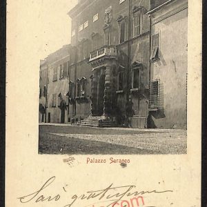 ae6113 - CARTOLINA D'EPOCA - Ferrara Città - Palazzo Saracco