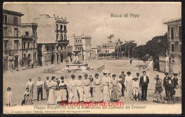ad8559 - CARTOLINA D'EPOCA - Roma Provincia - Rocca di Papa  1906