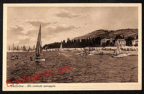 ai0872 - CARTOLINA D'EPOCA - Rimini Provincia - Cattolica