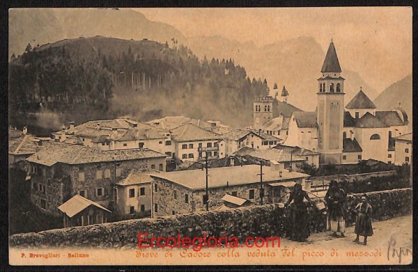 ae1234 - CARTOLINA  D'EPOCA - Belluno Provincia - Pieve di Cadore