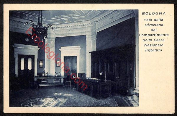 ae2455 - CARTOLINA  D'EPOCA - Bologna Città - Casa Nazionale Infortuni