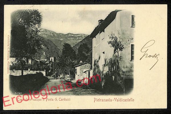 ag6714 - CARTOLINA D'EPOCA - Lucca Provincia - Pietrasanta