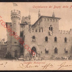 ae2456 - CARTOLINA  D'EPOCA - Bologna Città - Castello Monservisi  1903