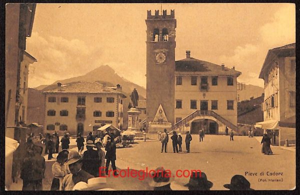 ae1240 - CARTOLINA  D'EPOCA - Belluno Provincia - Pieve di Cadore