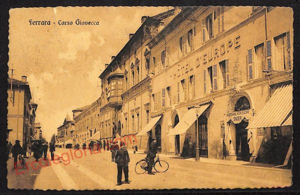 ae6124 - CARTOLINA D'EPOCA - Ferrara Città - Corso Giovecca
