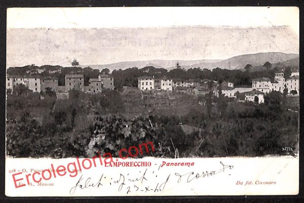 ah8253 - CARTOLINA D'EPOCA - Pistoia Provincia - Lamporecchio