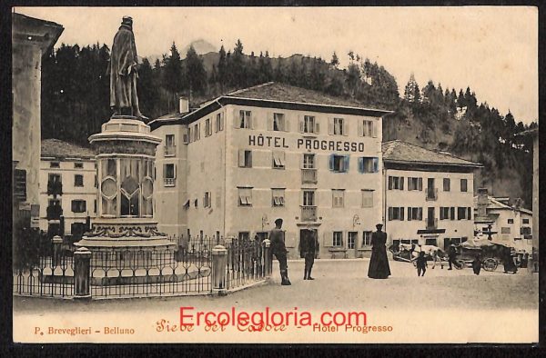 ae1242 - CARTOLINA  D'EPOCA - Belluno Provincia - Pieve di Cadore