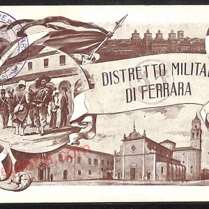 ae6125 - CARTOLINA D'EPOCA - Ferrara Città - Distretto Militare di Ferrara