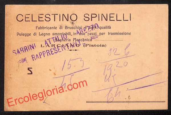 ah8262 - STORIA POSTALE - Pistoia Provincia - Larciano