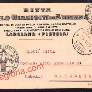 ah8265 - STORIA POSTALE - Pistoia Provincia - Larciano