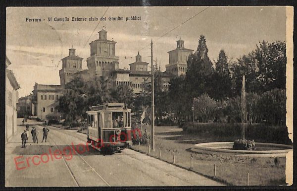 ae6128 - CARTOLINA D'EPOCA - Ferrara Città - Il Castello Estense