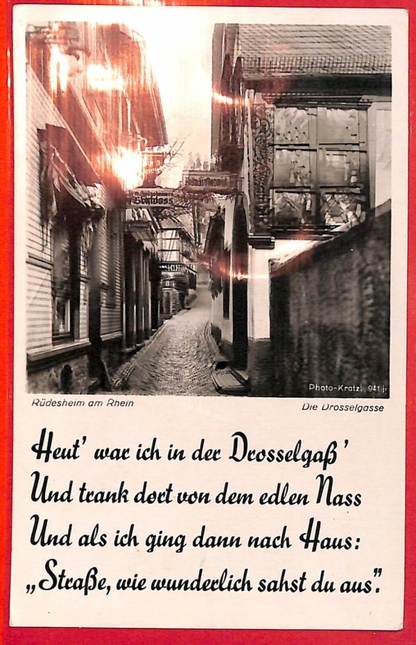 aa7794  - Ansichtskarten VINTAGE  POSTCARD: GERMANY Deutschland - Ruedesheim