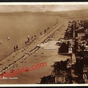ah9912 - CARTOLINA D'EPOCA - Riccione Città - Panorama