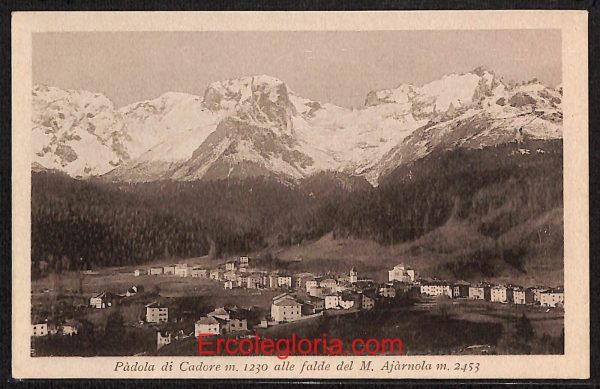 ae1249 - CARTOLINA  D'EPOCA - Belluno Provincia - Padola di Cadore