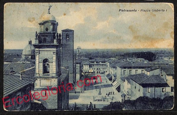 ag6737 - CARTOLINA D'EPOCA - Lucca Provincia - Pietrasanta