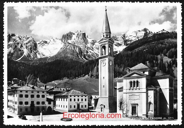 ae1250 - CARTOLINA  D'EPOCA - Belluno Provincia - Padola di Cadore