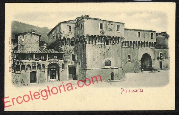ag6738 - CARTOLINA D'EPOCA - Lucca Provincia - Pietrasanta