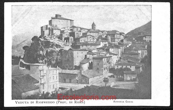 ad8566 - CARTOLINA D'EPOCA - Roma Provincia - Riofreddo