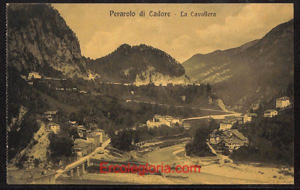 ae1251 - CARTOLINA  D'EPOCA - Belluno Provincia - Perarolo di Cadore