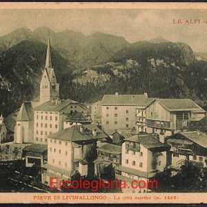 ae1256 - CARTOLINA  D'EPOCA - Belluno Provincia - Pieve di Livinallongo