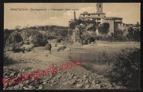 ag6768 - CARTOLINA D'EPOCA - Lucca Provincia - Pontecosi