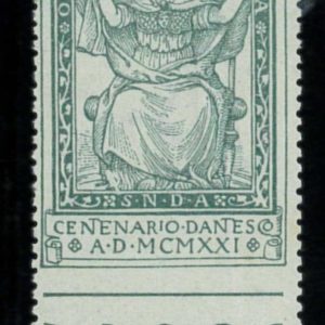 P3972 A - ITALIA REGNO , SASSONE 117ha, NON DENTELLATO IN BASSO , GOMMA INTEGRA.