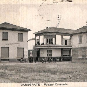 ac4056 - CARTOLINA D'EPOCA - Milano Provincia - CANEGRATE  1943