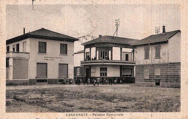 ac4059 - CARTOLINA D'EPOCA - Milano Provincia - CANEGRATE  1943