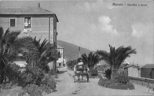 ab7281 -  CARTOLINA  D'EPOCA - Savona Provincia - ALASSIO