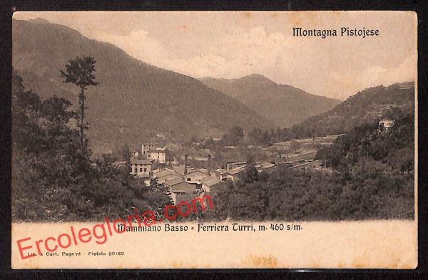 ah8286 - CARTOLINA D'EPOCA - Pistoia Provincia - Mammiano Pistoiese