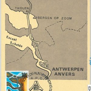 63459 -  BELGIUM - POSTAL HISTORY: MAXIMUM CARD 1975 -  MAP