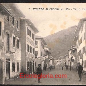 ae1276 - CARTOLINA  D'EPOCA - Belluno Provincia - Santo Stefano di Cadore