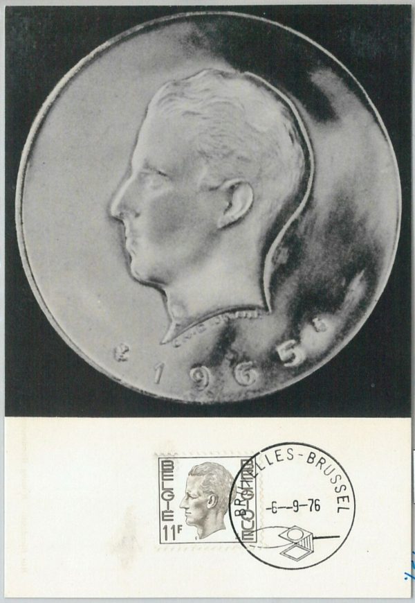 63458  -  BELGIUM - POSTAL HISTORY: MAXIMUM CARD 1975 -  ROYALTY