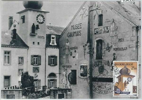 63433 -  BELGIUM - POSTAL HISTORY: MAXIMUM CARD 1970 -  ARCHITECTURE