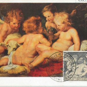 63414 -  BELGIUM - POSTAL HISTORY: MAXIMUM CARD 1963 -  ART antituberculosis