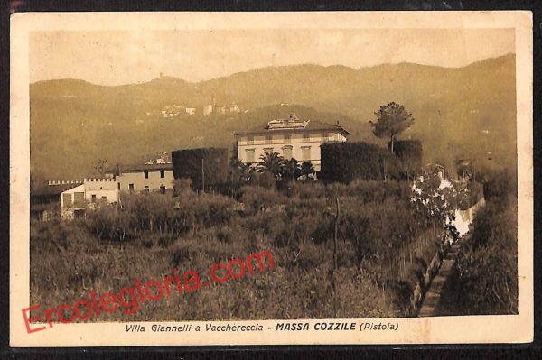 ah8292 - CARTOLINA D'EPOCA - Pistoia Provincia - Massa Cozzile