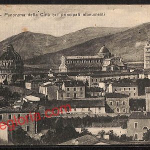 ah7743 - CARTOLINA D'EPOCA - Pisa Città - Panorama