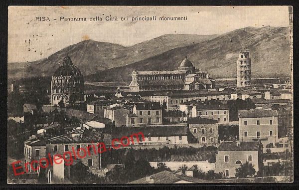 ah7743 - CARTOLINA D'EPOCA - Pisa Città - Panorama